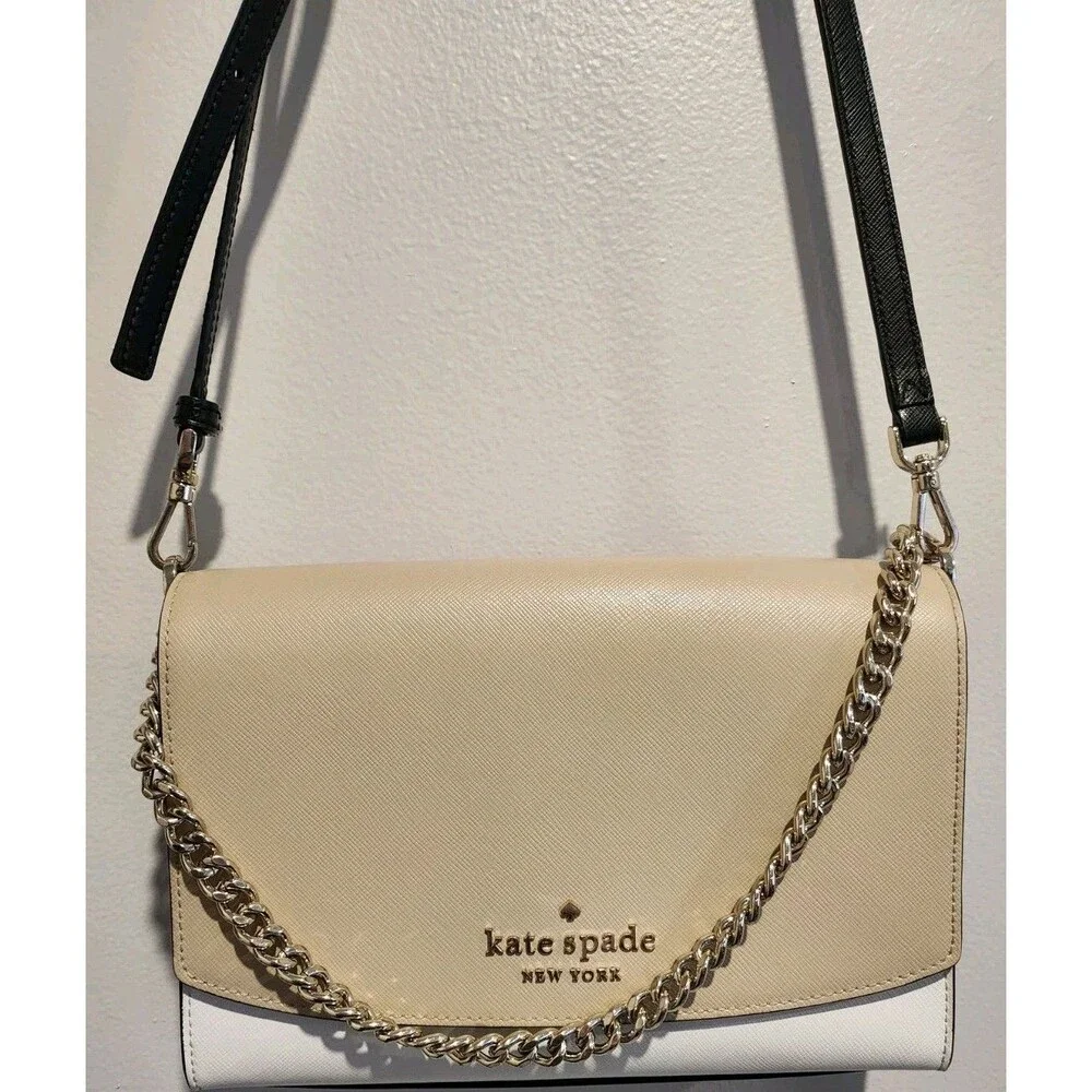 Kate Spade Carson Convertible Crossbody Bag Nimbus Warm Beige Multi